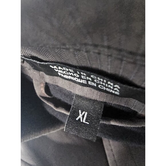 DKNY Jacket Men's Brown Military Utility Canvas Chore Coat XL Full Zip - Picture 7 of 7